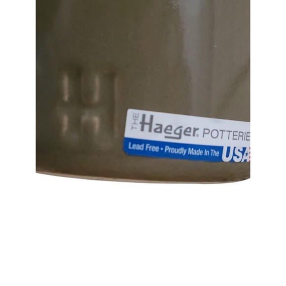 RARE 14.5" The Haeger Potteries Green Vase Stand Decoration Haeger Pottery - Picture 4 of 4